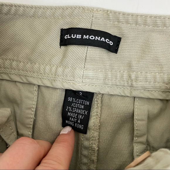 Club Monaco Y2K Lowrise tan flare leg Pants - Picture 5 of 6